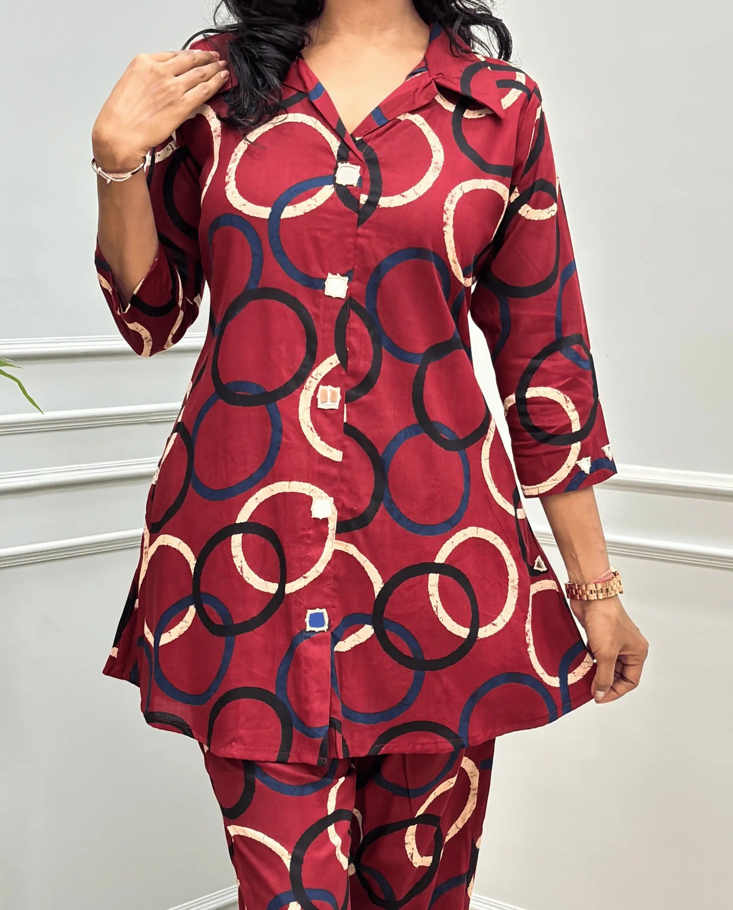 Shreya Ajrakh Co-ord Set