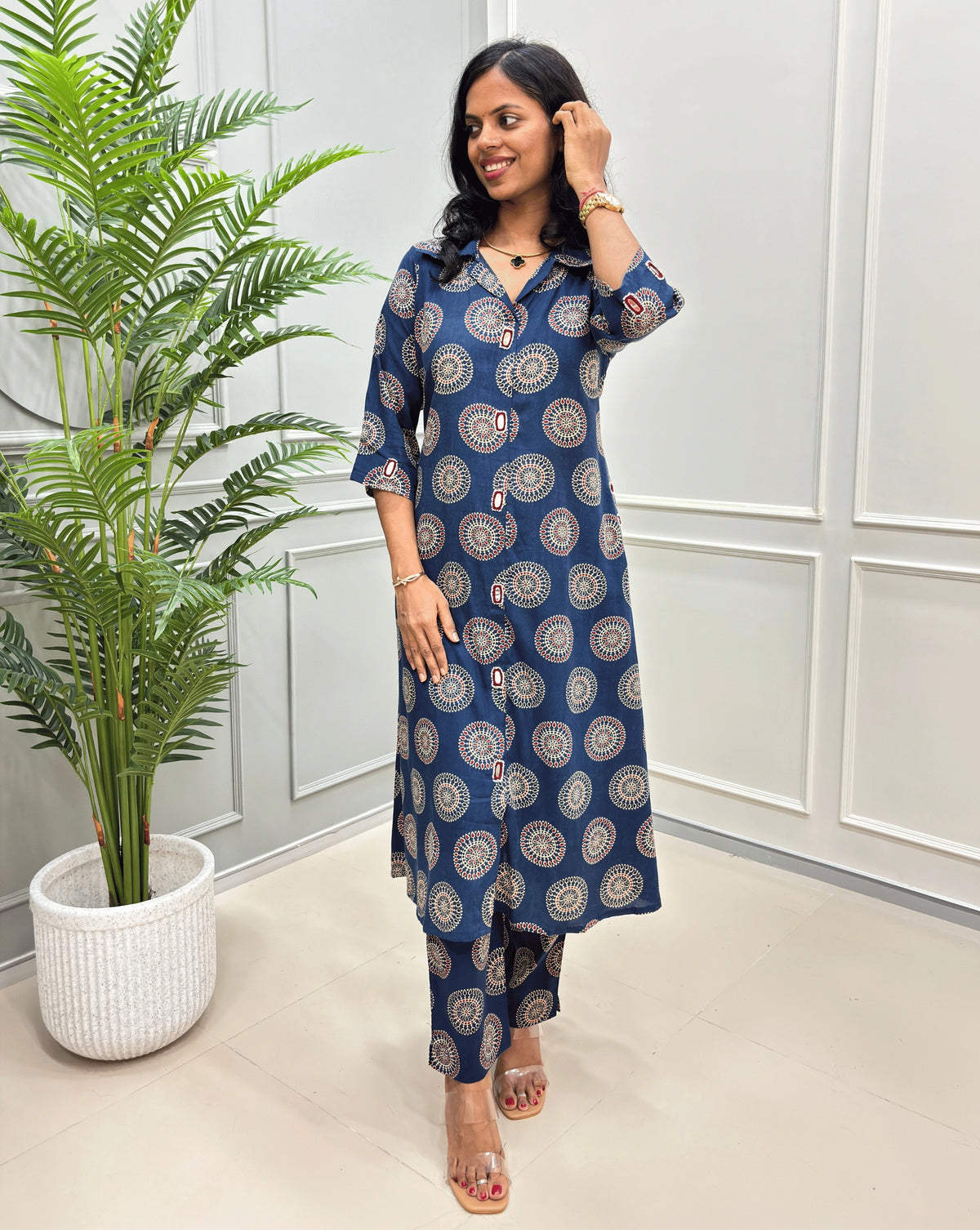 Shraddha Ajrakh Co-ord Set