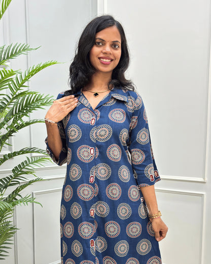 Shraddha Ajrakh Co-ord Set