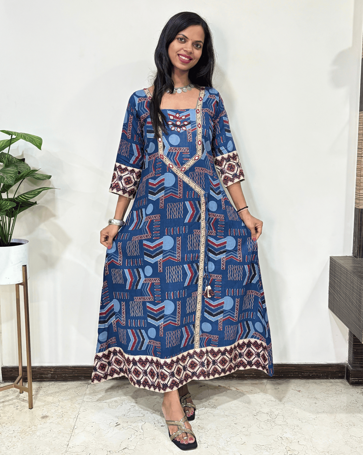 Anaya Patola Ajrakh One-piece Dress