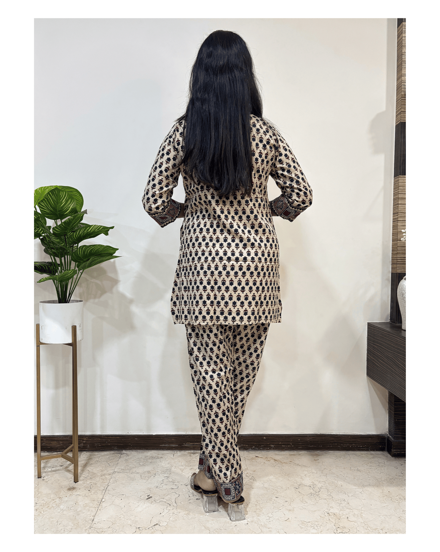 Tara Ajrakh Cotton Co-ord Set