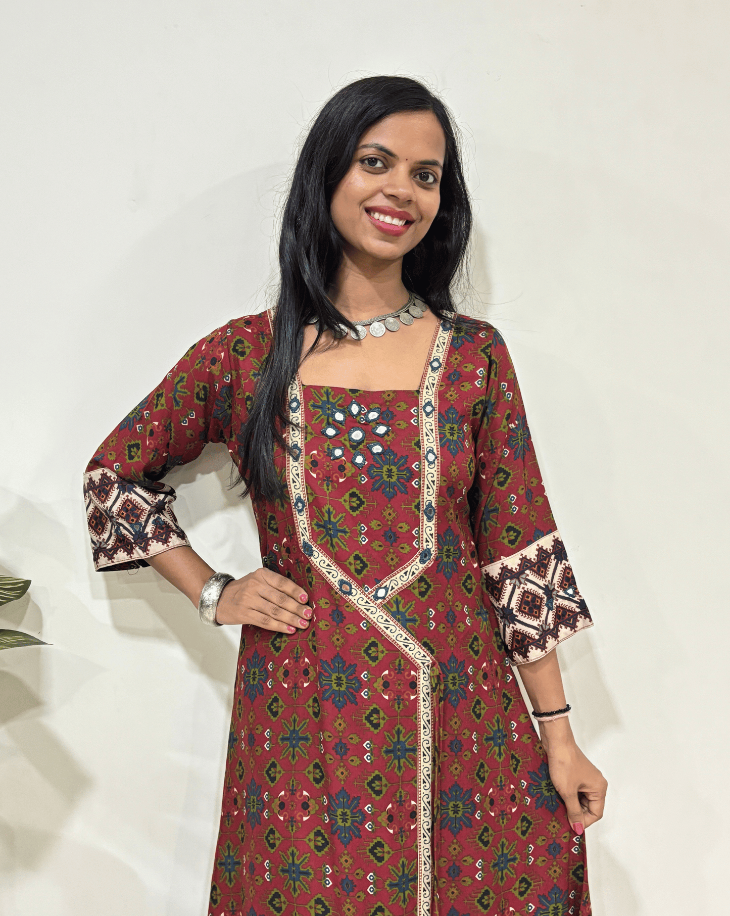 Anaya Patola Ajrakh One-piece Dress