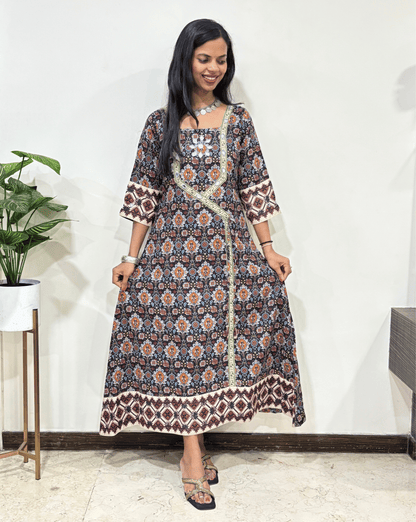 Anaya Patola Ajrakh One-piece Dress