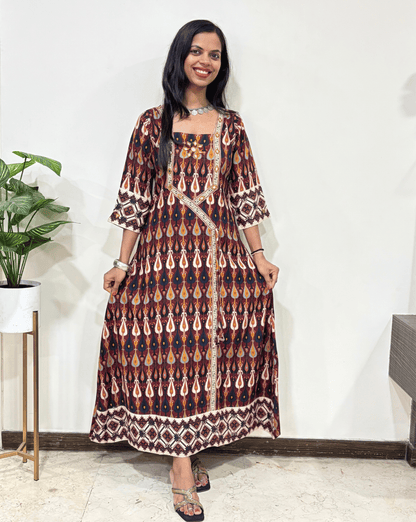 Anaya Patola Ajrakh One-piece Dress