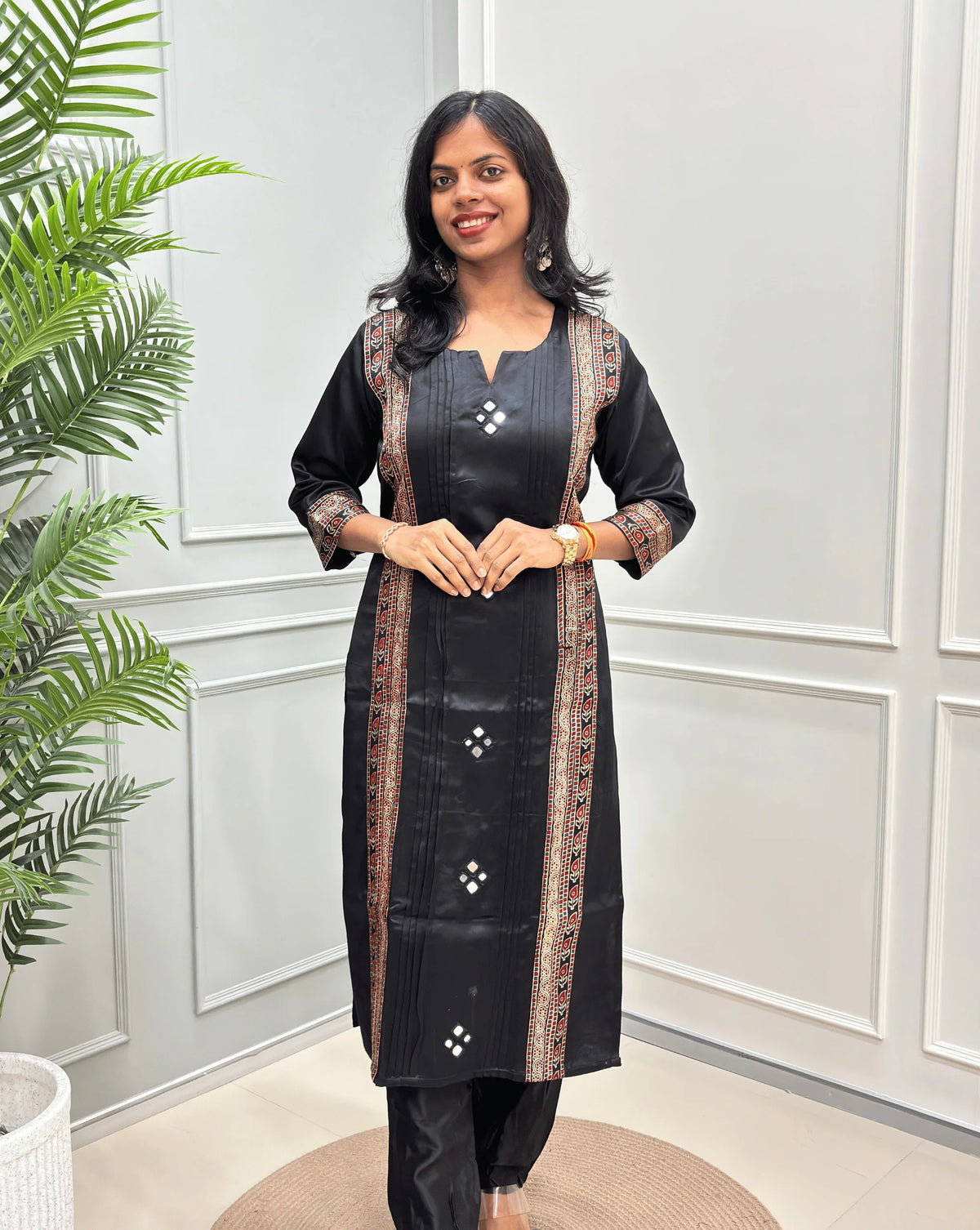 Mishti Mashru Silk Kurti Set