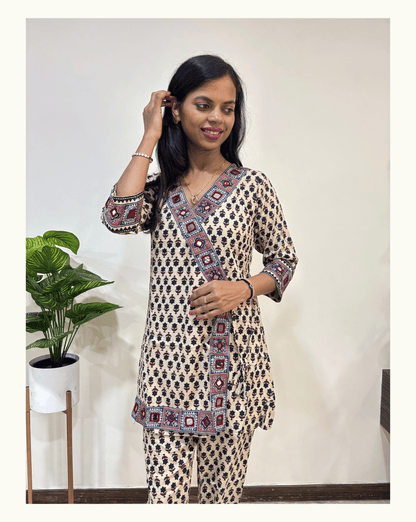 Tara Ajrakh Cotton Co-ord Set