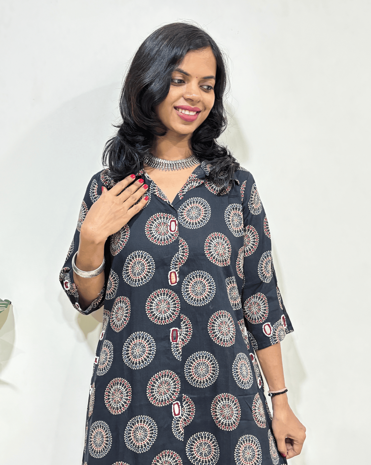 Shraddha Ajrakh Co-ord Set