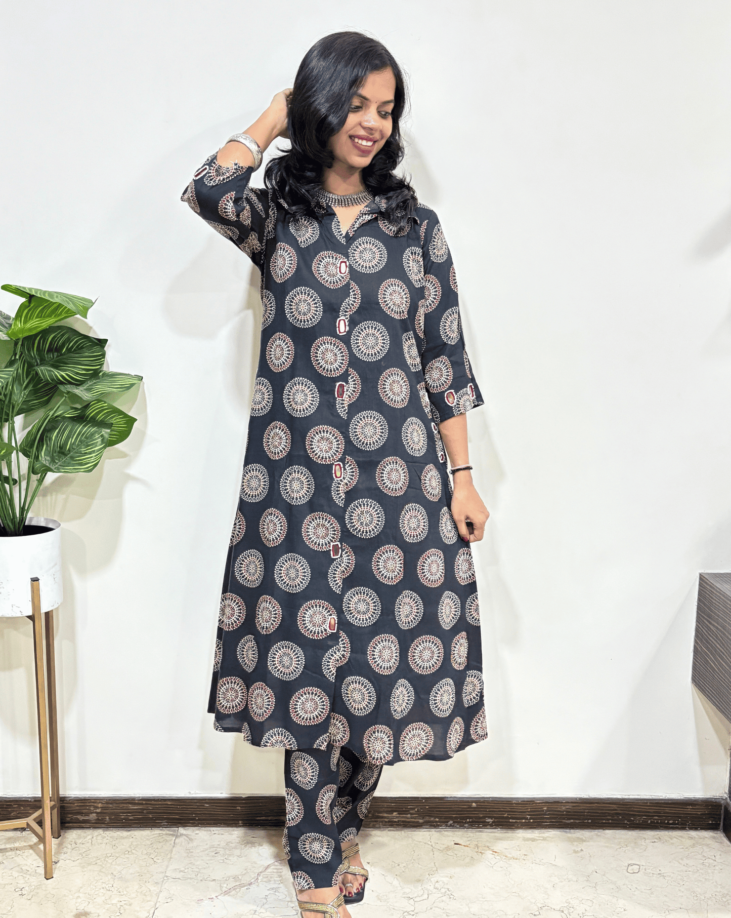 Shraddha Ajrakh Co-ord Set