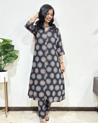 Shraddha Ajrakh Co-ord Set