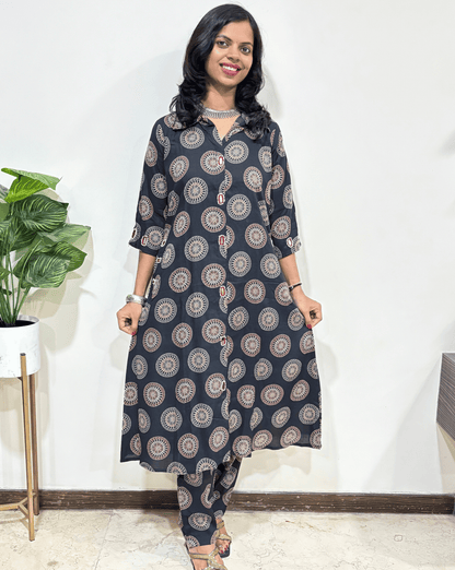 Shraddha Ajrakh Co-ord Set