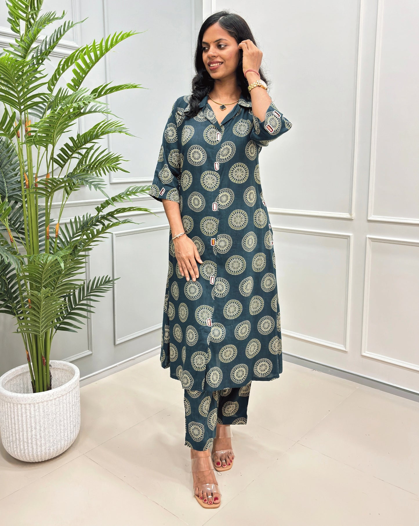 Shraddha Ajrakh Co-ord Set