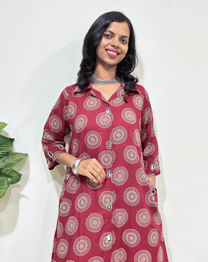 Shraddha Ajrakh Co-ord Set