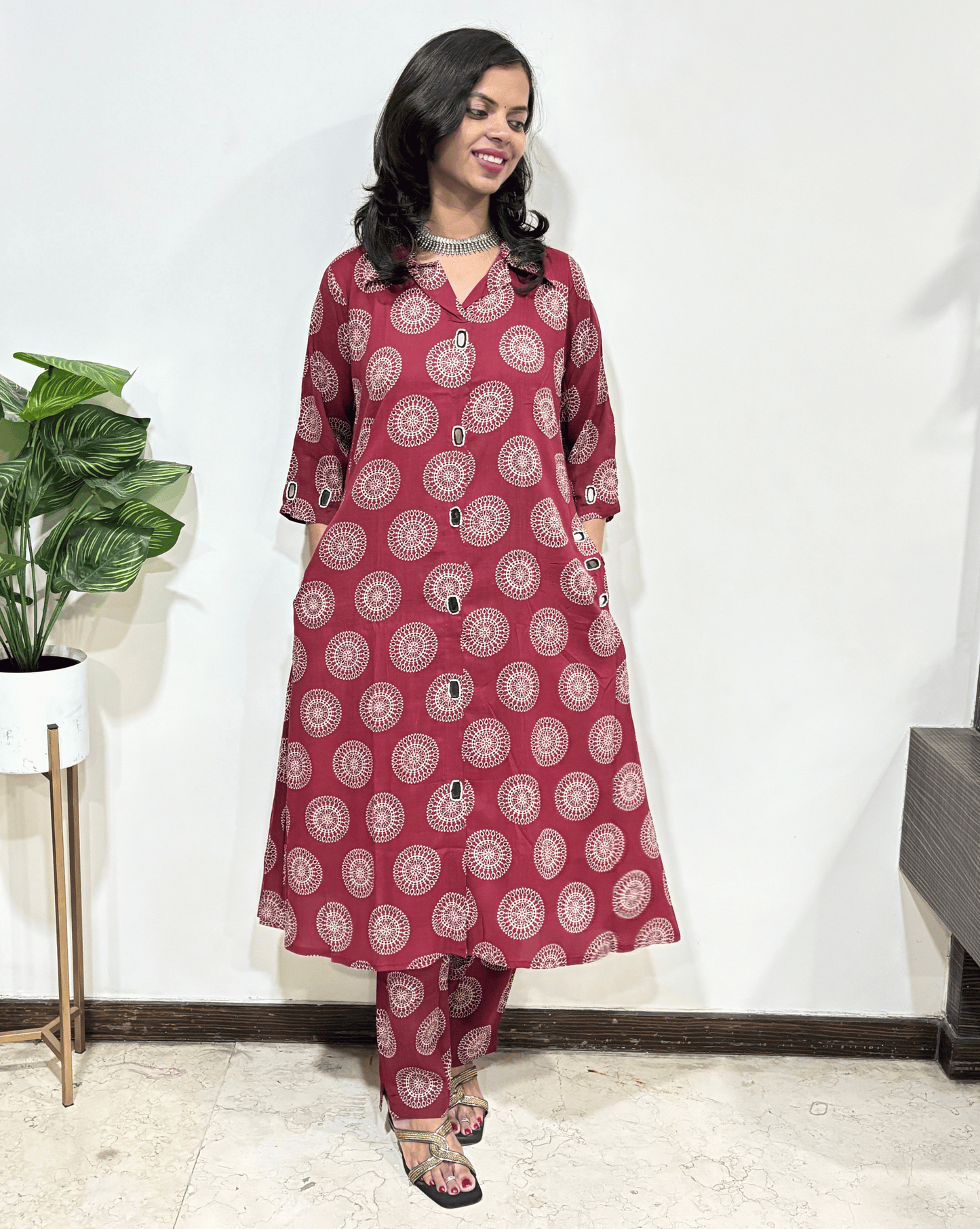 Shraddha Ajrakh Co-ord Set