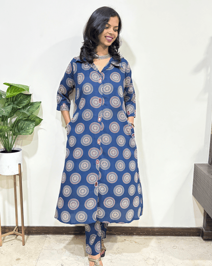 Shraddha Ajrakh Co-ord Set