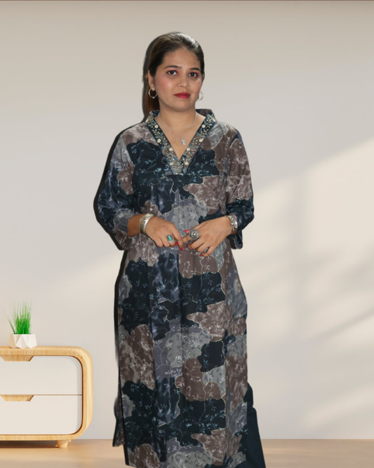 Premium Jaipuri Cotton Kurti Set