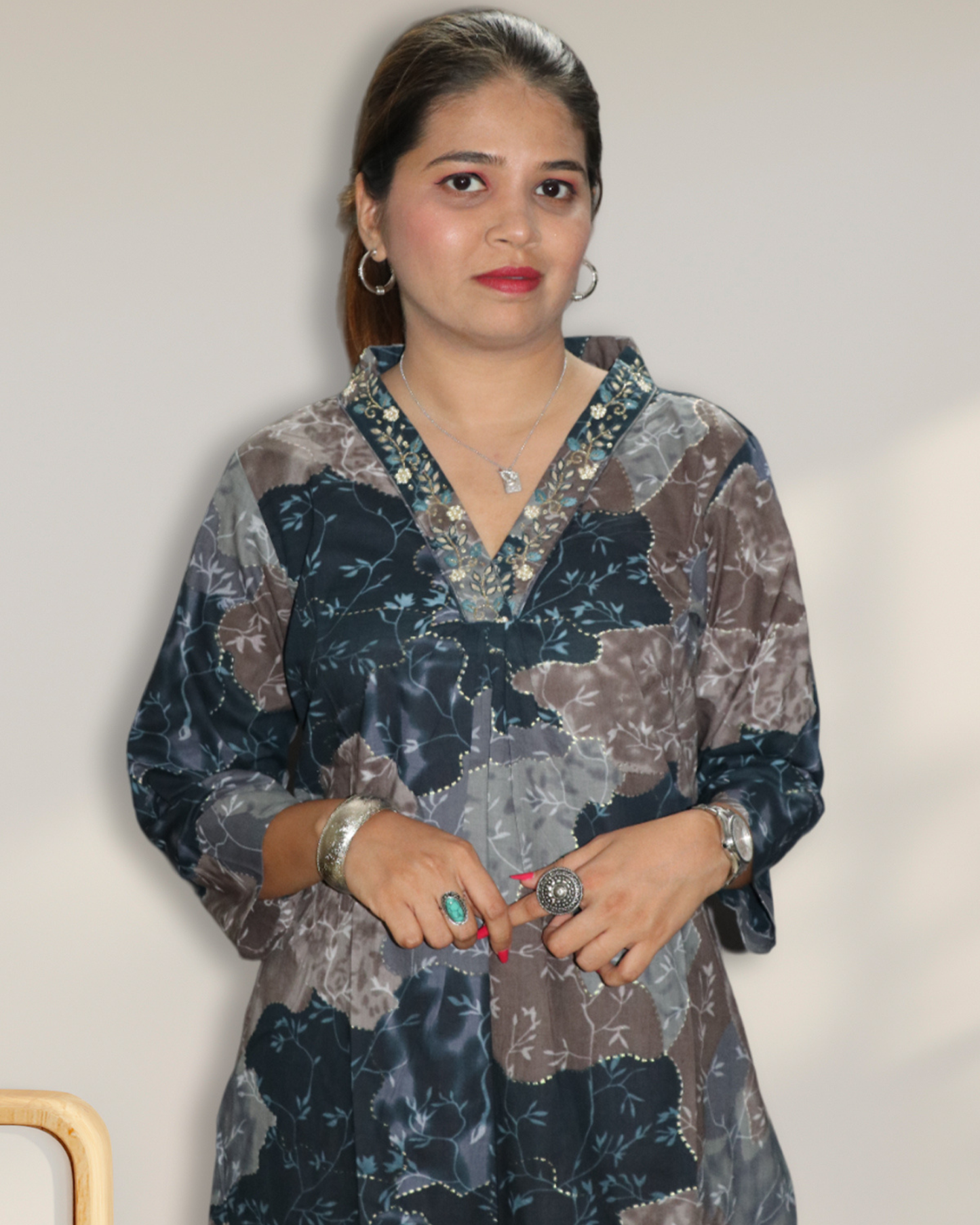 Premium Jaipuri Cotton Kurti Set