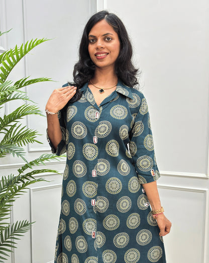 Shraddha Ajrakh Co-ord Set