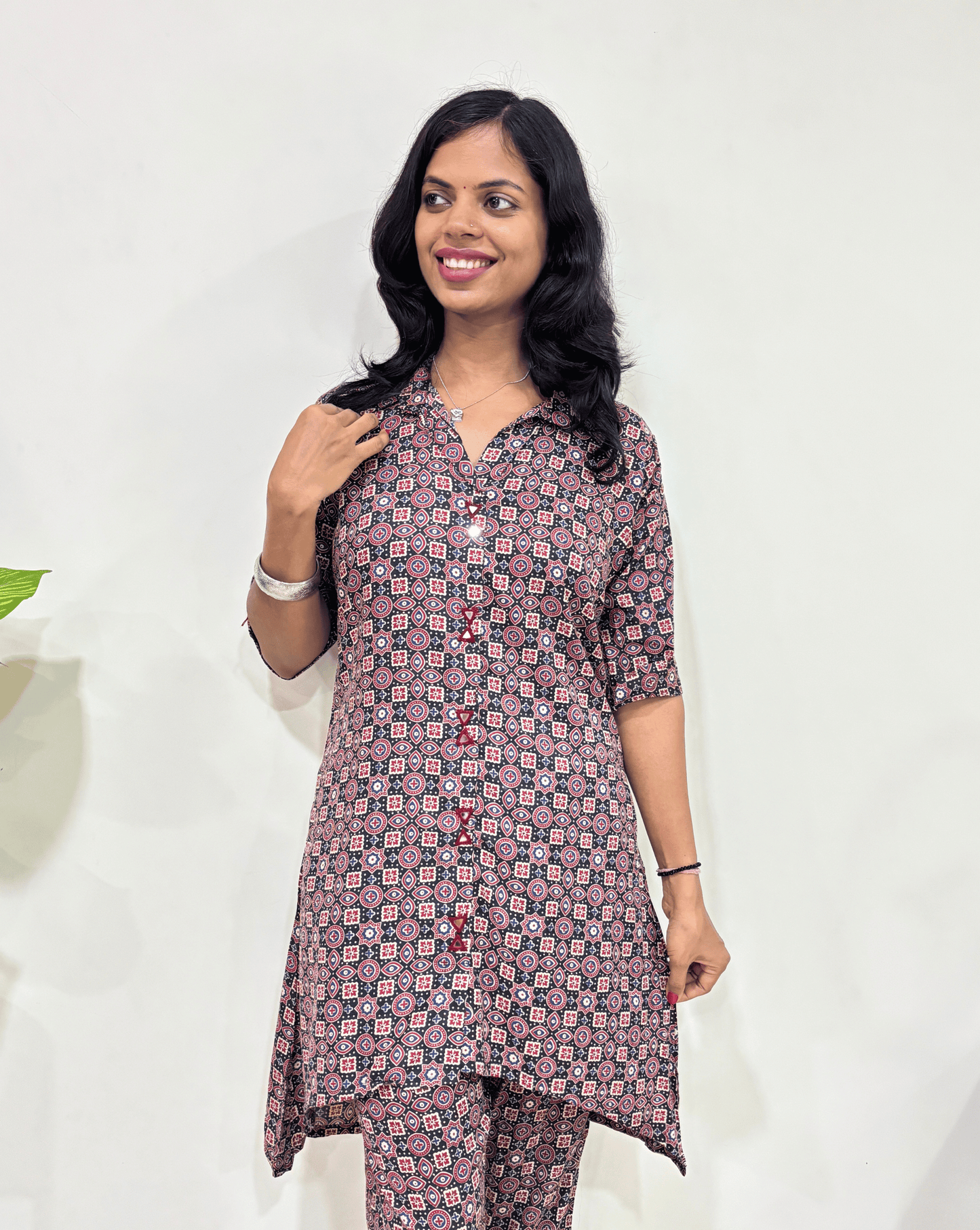 Jahnavi Ajrakh  Co-ord Set
