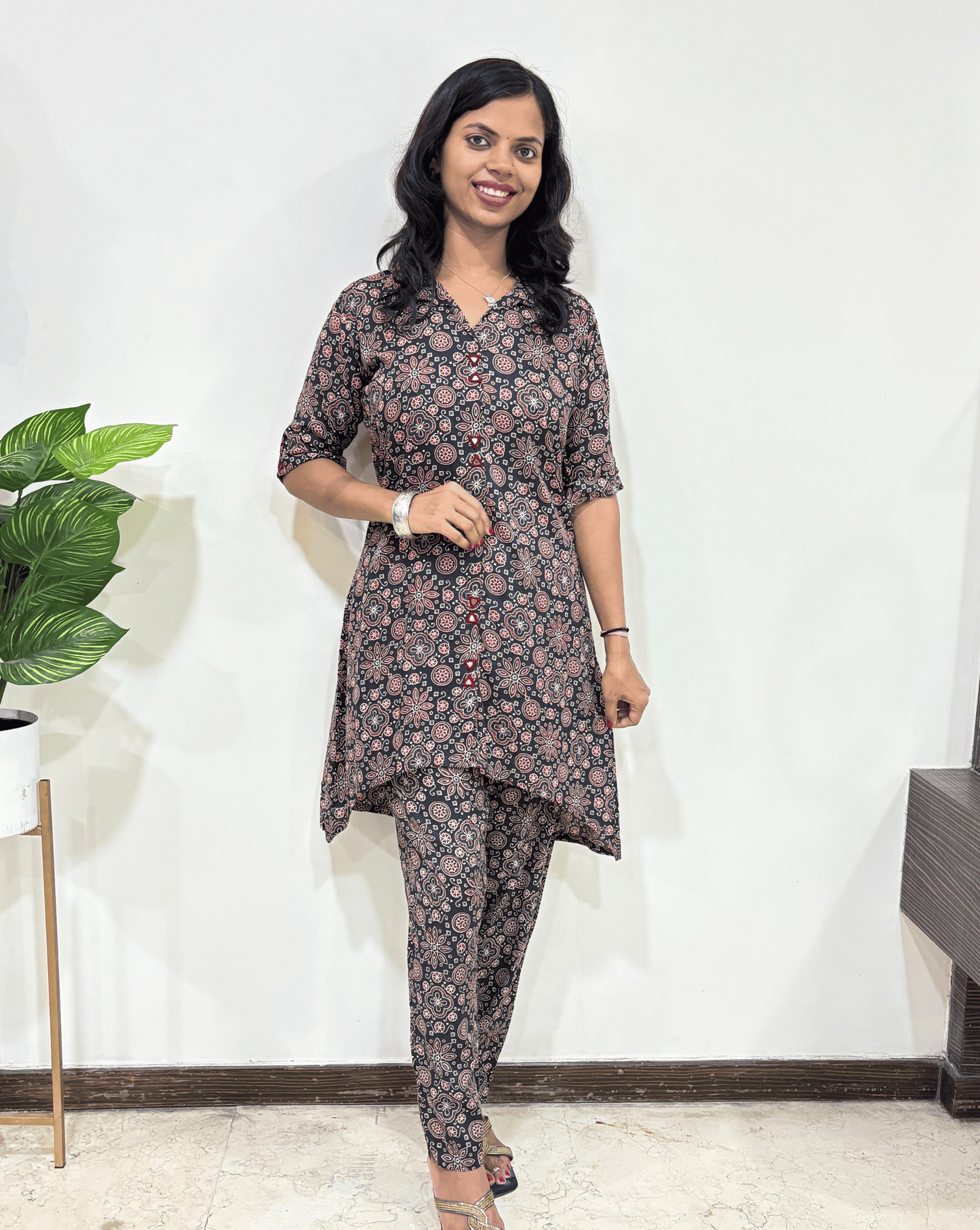 Jahnavi Ajrakh  Co-ord Set