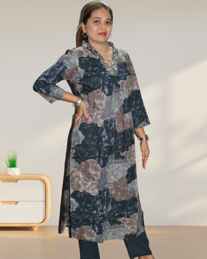 Premium Jaipuri Cotton Kurti Set