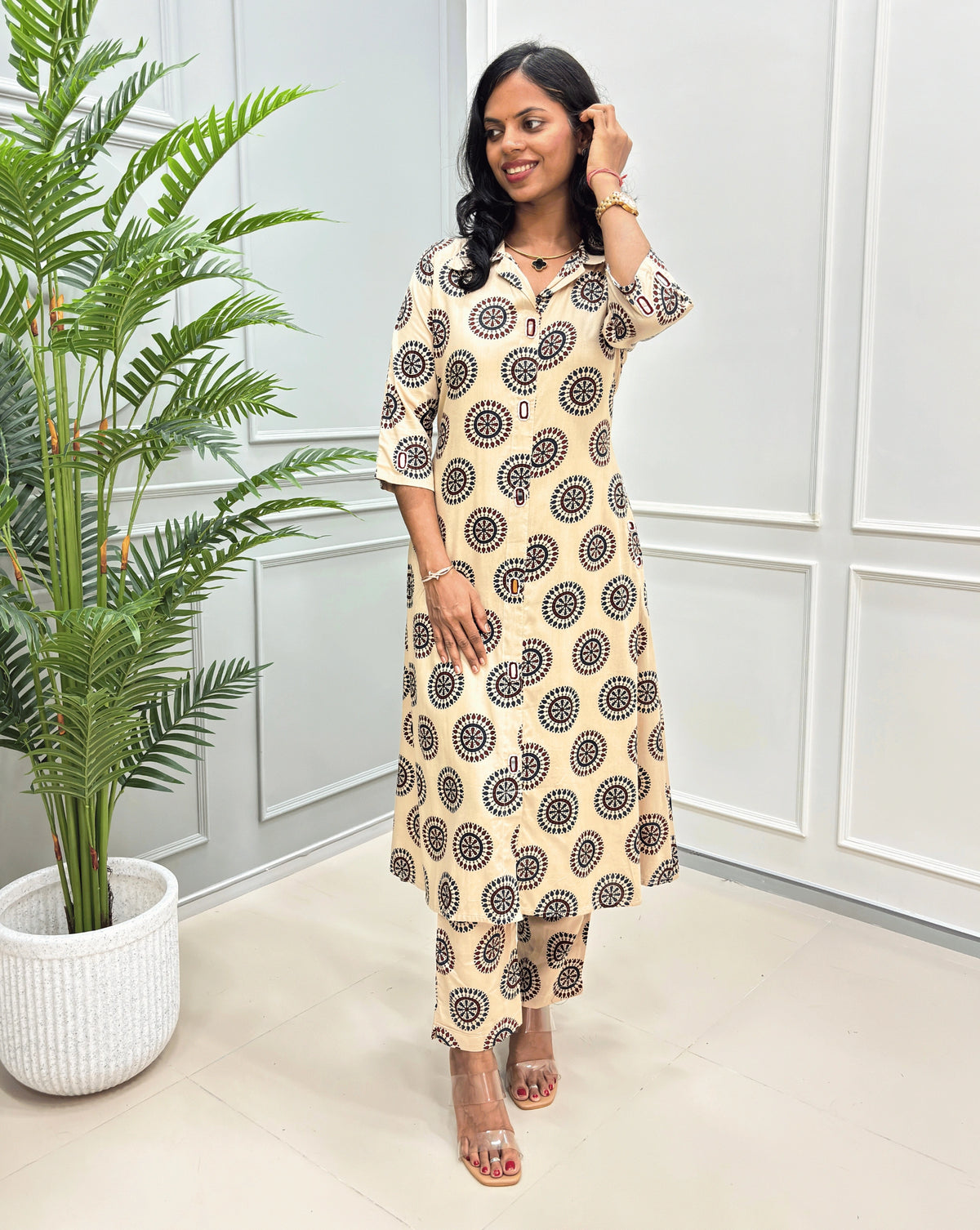 Shraddha Ajrakh Co-ord Set