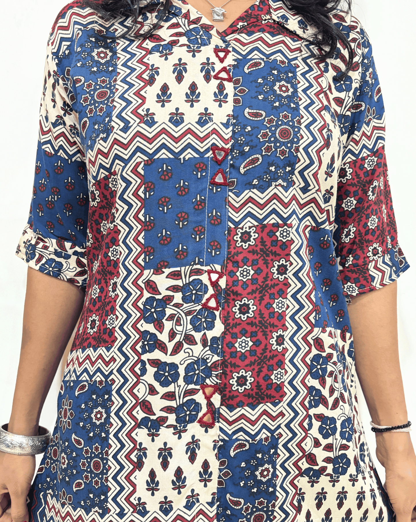Jahnavi Ajrakh  Co-ord Set