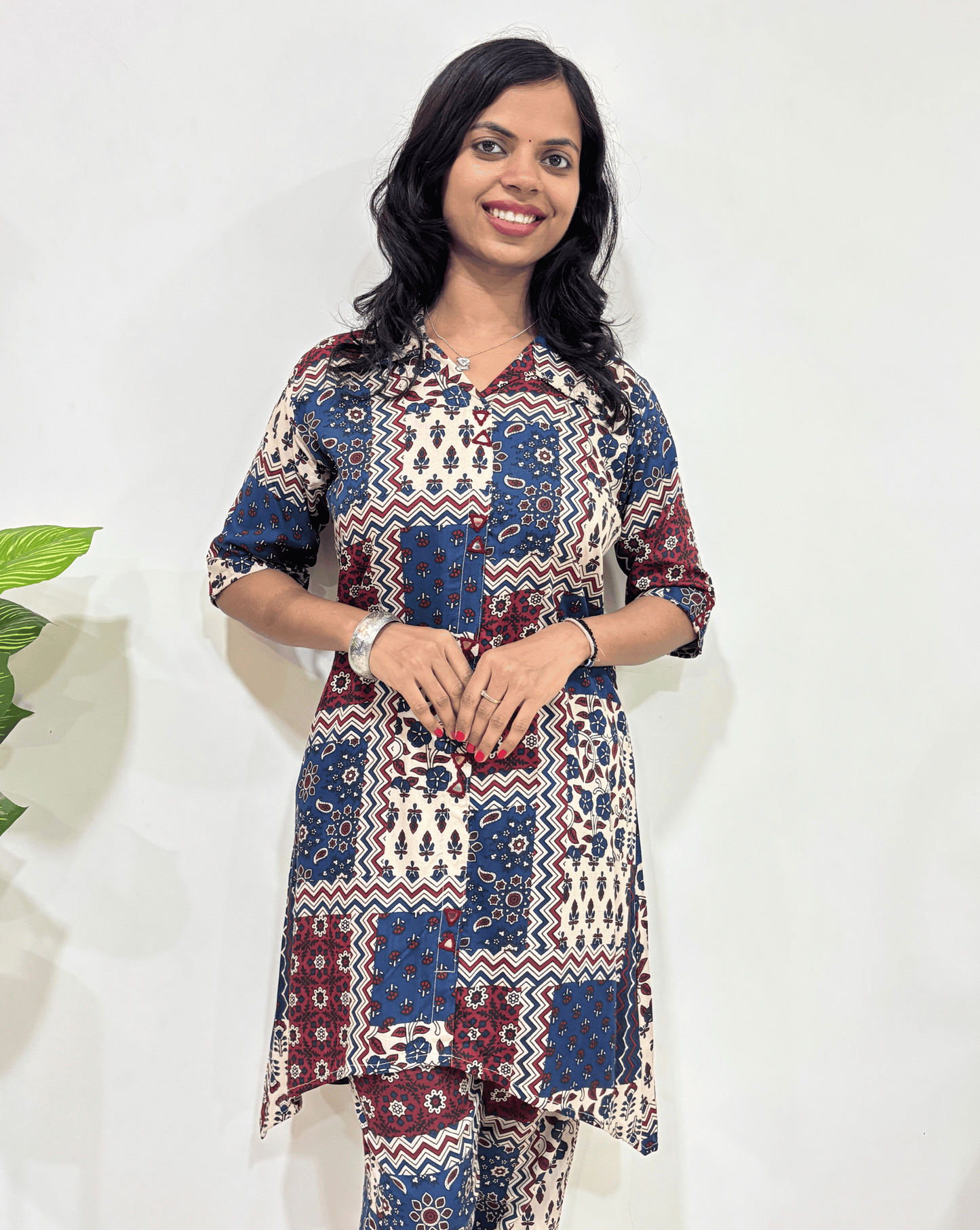 Jahnavi Ajrakh  Co-ord Set
