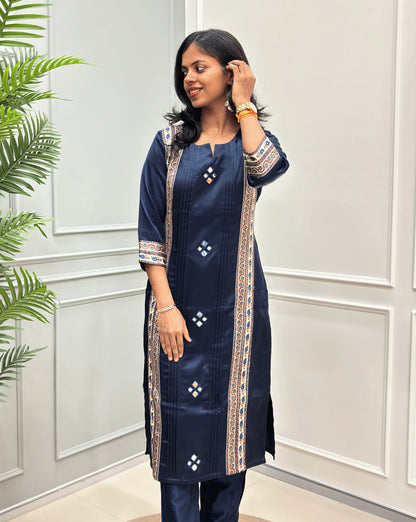 Mishti Mashru Silk Kurti Set