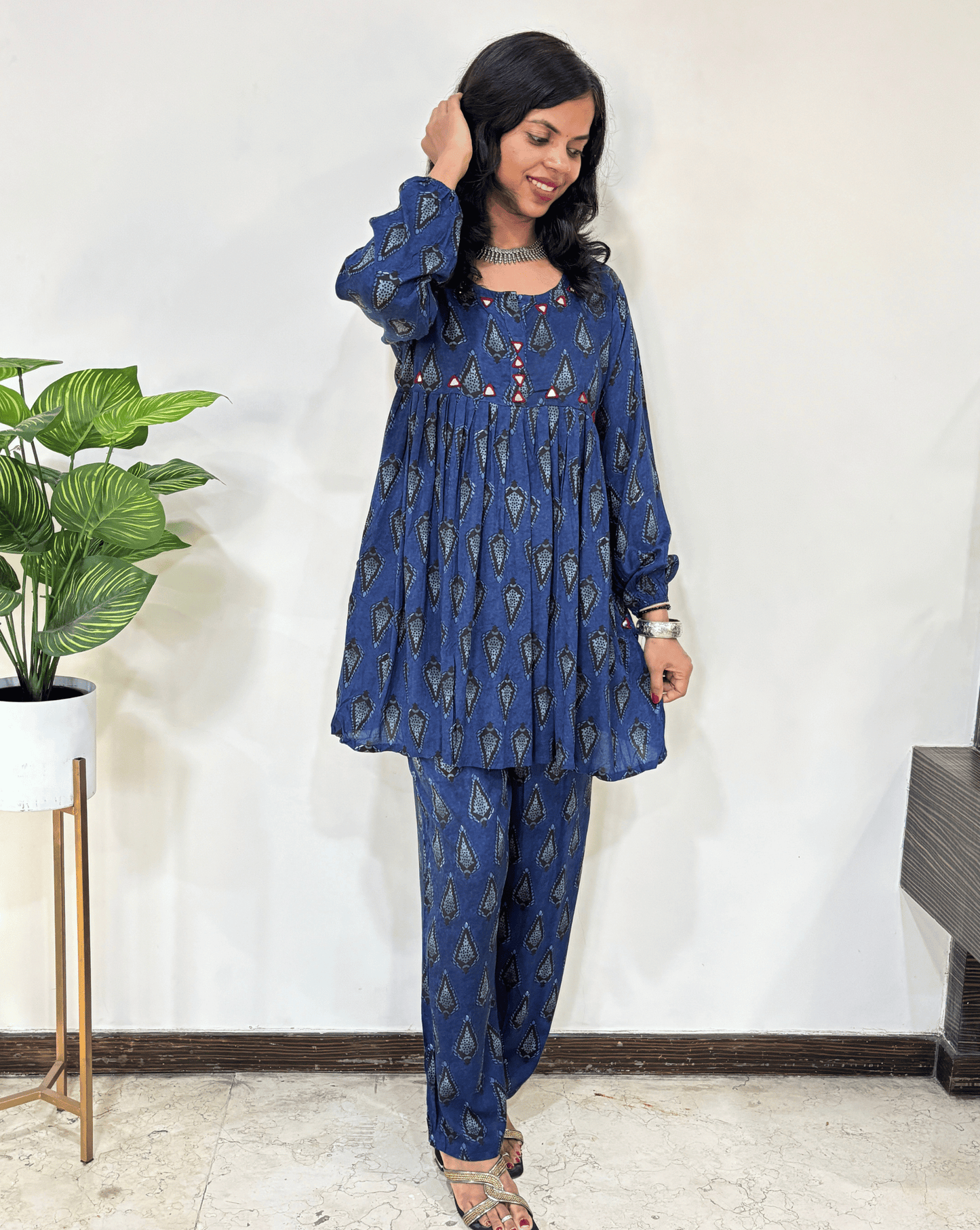 Meher Ajrakh Co-ord Set