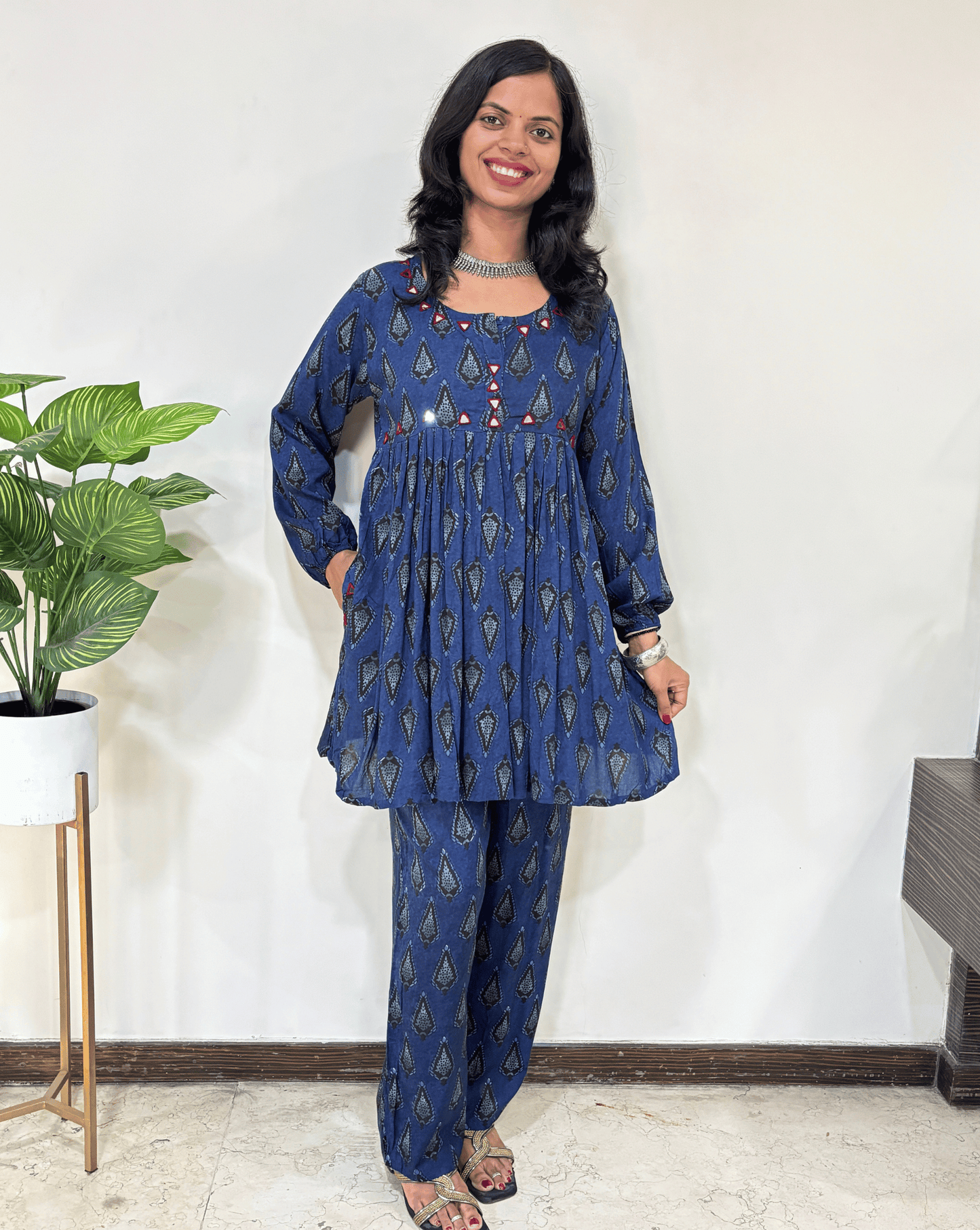 Meher Ajrakh Co-ord Set