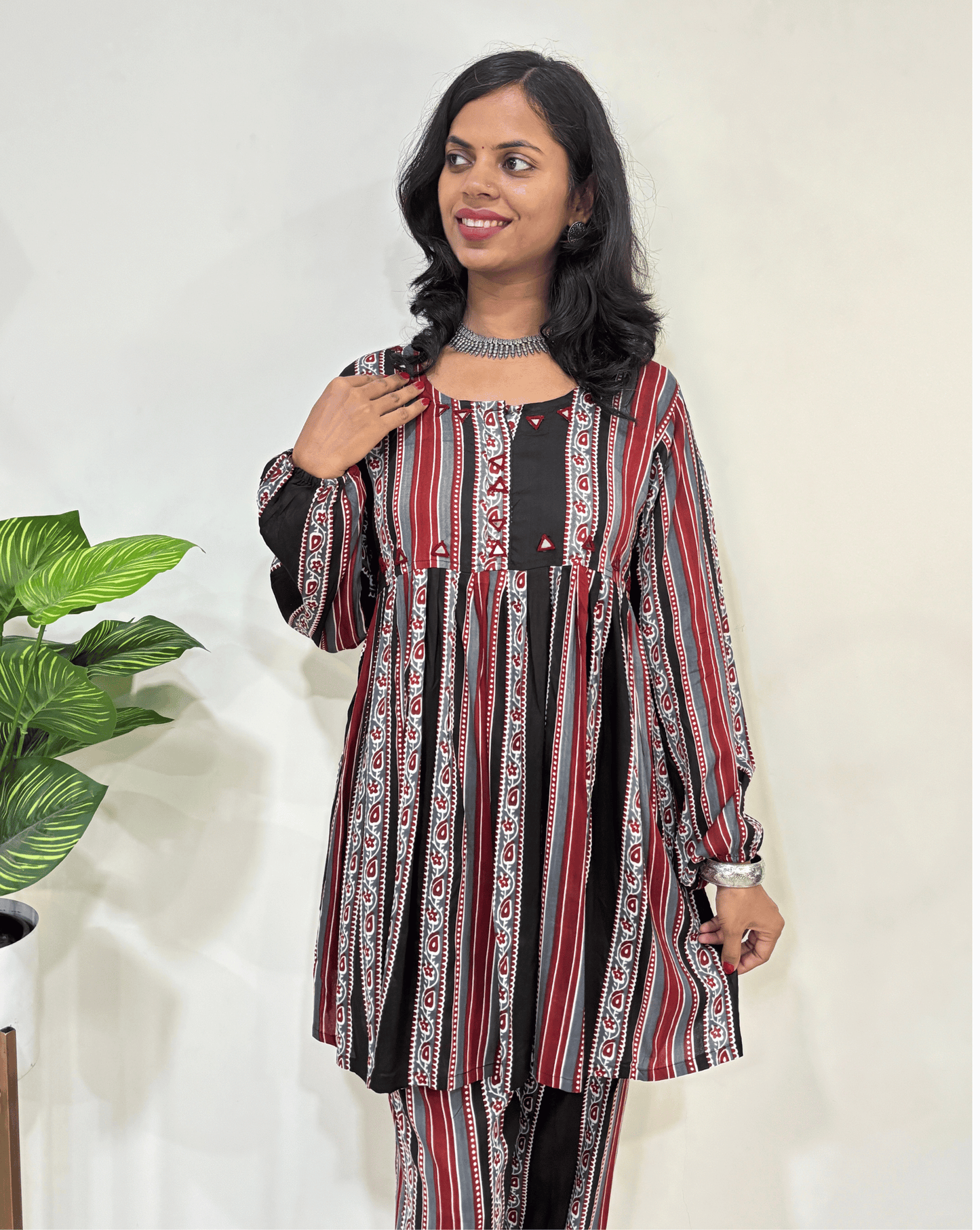 Meher Ajrakh Co-ord Set
