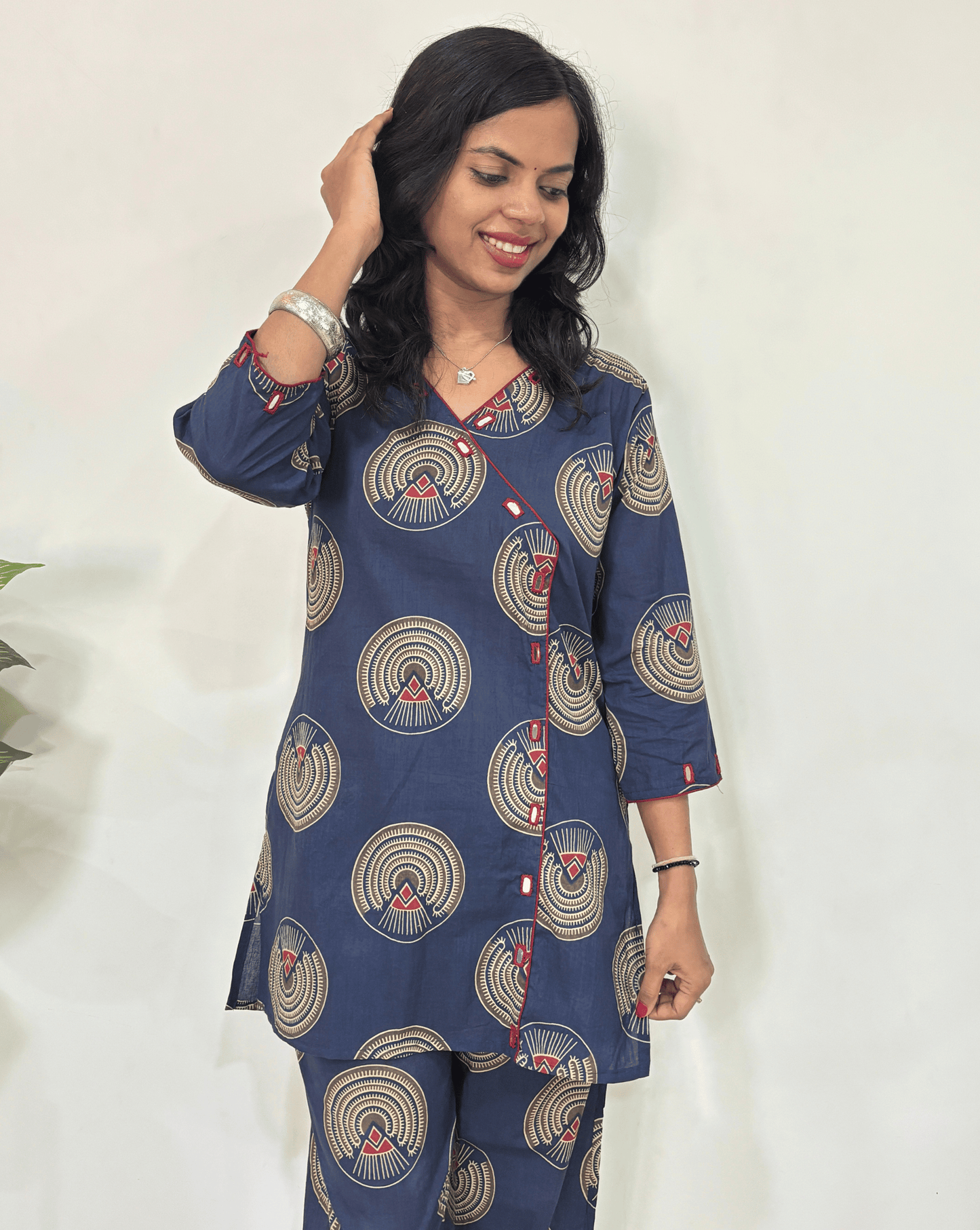 Geet Ajrakh Cotton Co-ord Set