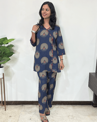 Geet Ajrakh Cotton Co-ord Set