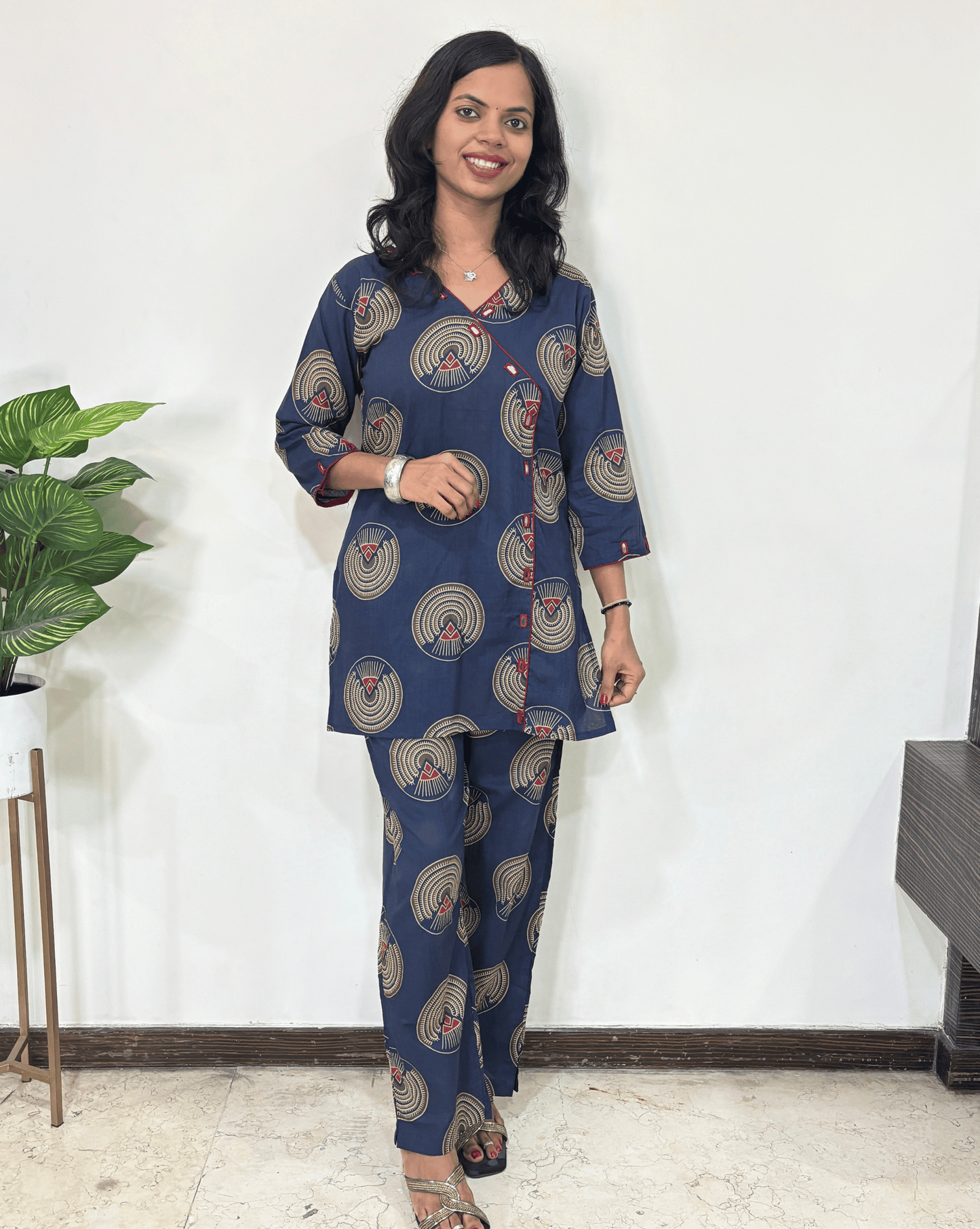 Geet Ajrakh Cotton Co-ord Set
