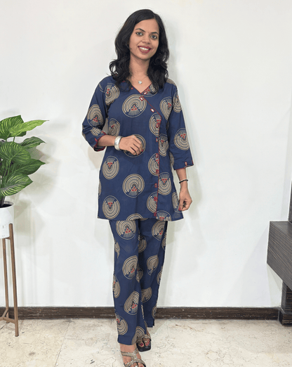 Geet Ajrakh Cotton Co-ord Set