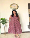 Ajrakh Kiara A-line Long Kurti with Mirror Work